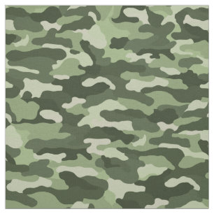 Green Camouflage (small scale) Fabric