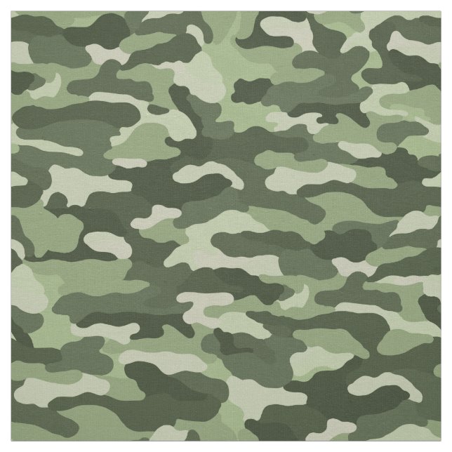 Green Camouflage (small scale) Fabric (Swatch)