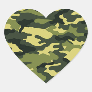 Green camouflage Sticker