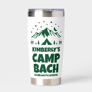 Green Camp Bachelorette Party Insulated Tumbler