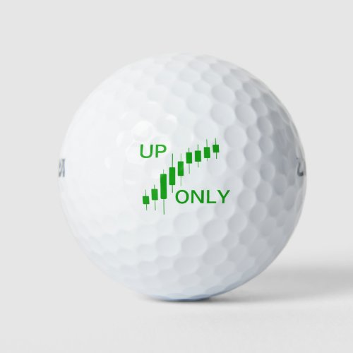 Green Candles Golf Balls _ Up Only