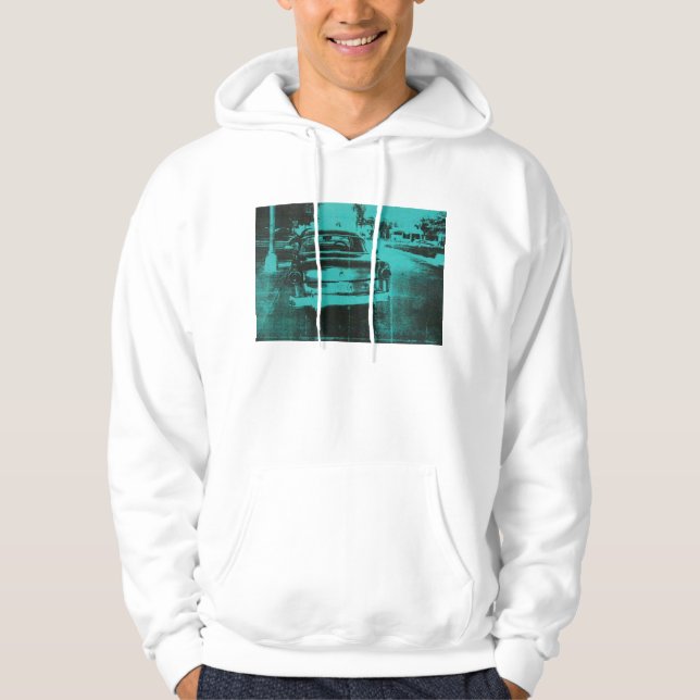 Green car hoodie (Front)