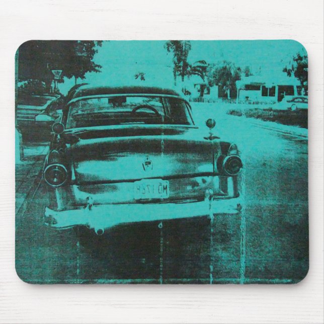 Green car mouse pad (Front)