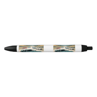 green car racing pen