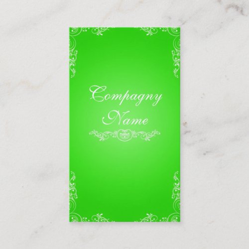 Green card business card templates