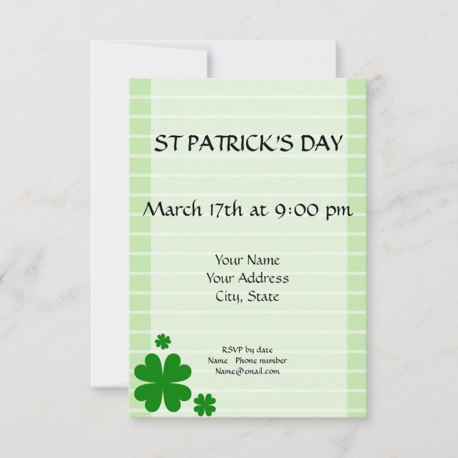 Green card with verse on the back (Front)