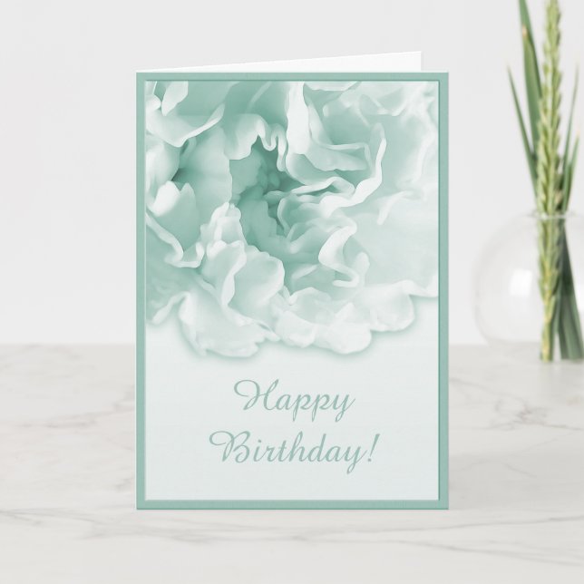 Green Carnation Card (Front)