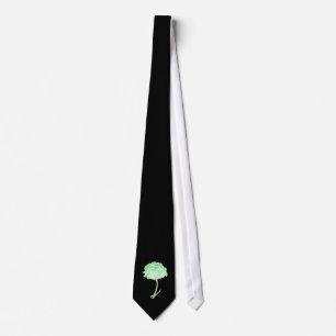 Green Carnation Neck Tie
