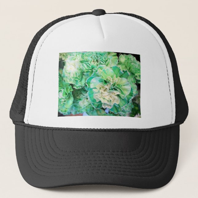 Green Carnation Trucker Hat (Front)