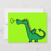 Green Cartoon Dragon (Front)