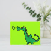 Green Cartoon Dragon (Standing Front)