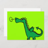 Green Cartoon Dragon (Front/Back)