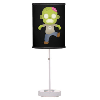 Green Cartoon Zombie Table Lamp