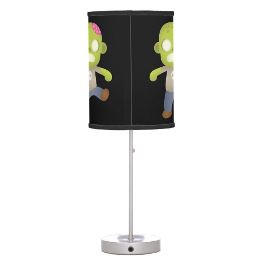 Green Cartoon Zombie Table Lamp (Back)