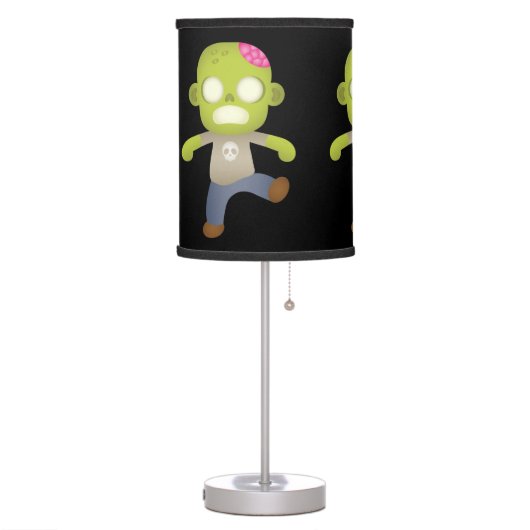 Green Cartoon Zombie Table Lamp (Left)