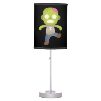 Green Cartoon Zombie Table Lamp