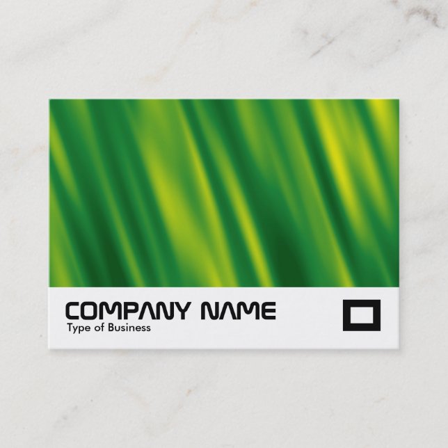 Green Cascade Business Card (Front)