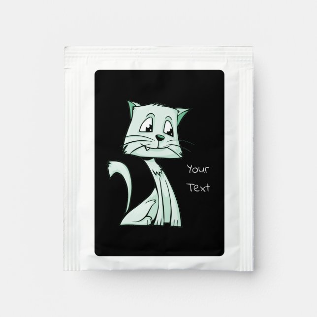 Green Cat Tea Bag Drink Mix (Front)