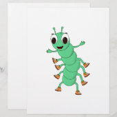 Green Caterpillar (Front/Back)
