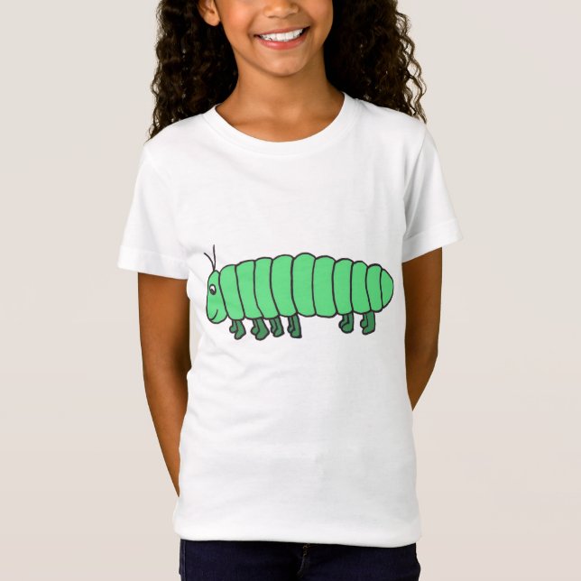 Green Caterpillar apparel T-Shirt (Front)