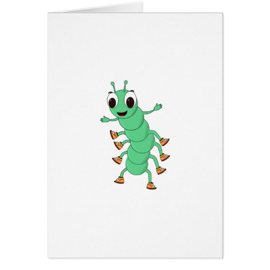 Green Caterpillar Cards (Front)