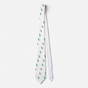 Green Caterpillar Tie