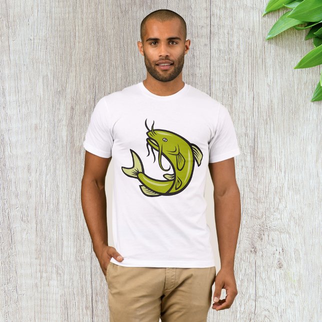 Green Catfish Mens T-Shirt (Creator Uploaded)