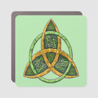 Green Celta symbol Car Magnet