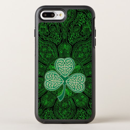 Green Celtic Clover Mandala Otterbox OtterBox Symmetry iPhone 8 Plus7 Plus Case