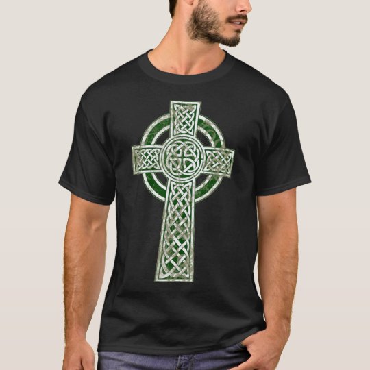 Green Celtic Cross T-Shirt