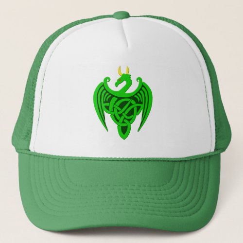 Green Celtic Dragon Hat