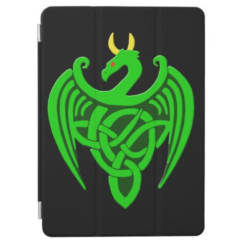 Green Celtic Dragon iPad Air Smart Cover