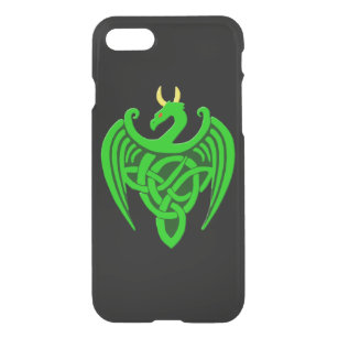 Green Celtic Dragon iPhone 7 Case