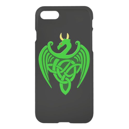 Green Celtic Dragon iPhone 7 Case