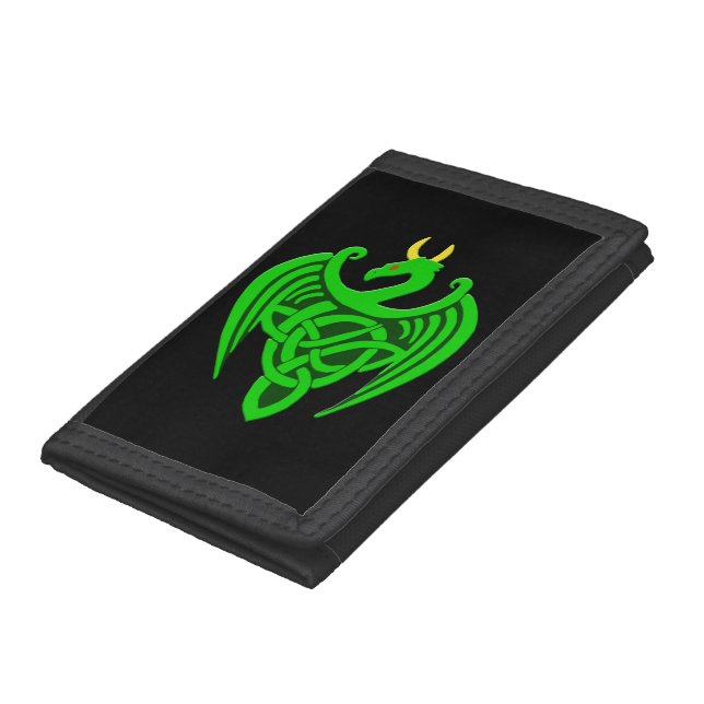 Green Celtic Dragon Wallet (Bottom)