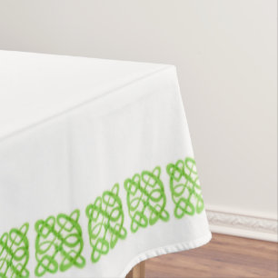 GREEN CELTIC KNOT 60x84 Tablecloth