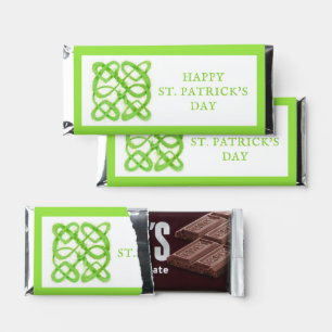 GREEN CELTIC KNOT  HERSHEY BAR FAVORS