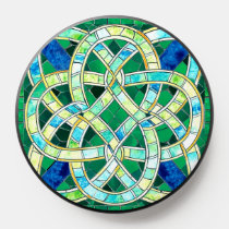 Green Celtic Knot Stone Mosaic