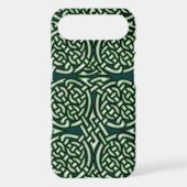 Green Celtic knotwork art Case-Mate iPhone Case (Back)