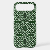 Green Celtic knotwork art Case-Mate iPhone Case (Back)