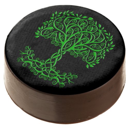 Green Celtic Tree Of Life Chocolate Covered Oreo