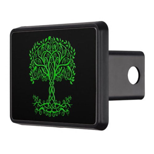Green Celtic Tree Of Life Hitch Cover