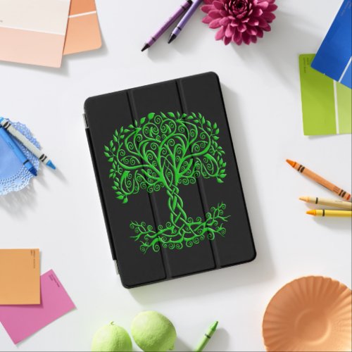 Green Celtic Tree Of Life iPad Air Cover