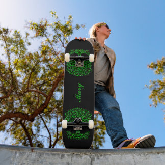 Green Celtic Tree Of Life Skateboard