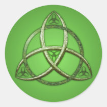 Green Celtic Trinity Knot