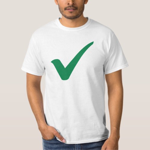 Green check mark T_Shirt