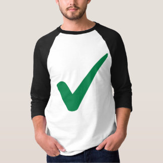 Green check mark T-Shirt