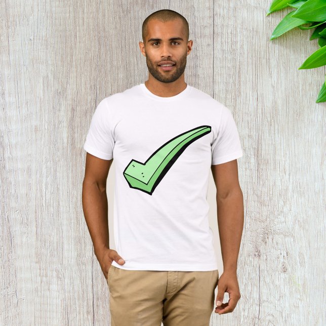 Green Check Mark Tick Symbol T-Shirt (Creator Uploaded)