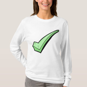 Green Check Mark Tick Symbol T-Shirt