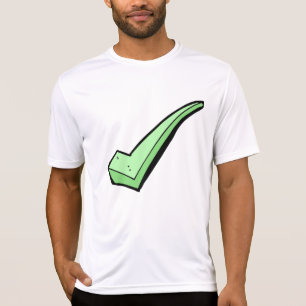 Green Check Mark Tick Symbol T-Shirt